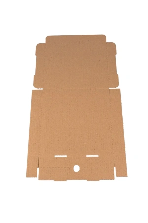 Одноразовая продукция: Коробка бумажная для пиццы 250х250х40мм белая/бурая /пач.=50 шт.