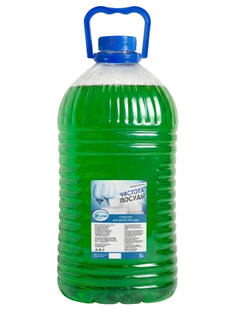 Моющее средство: Vclean чистота посуды 5л