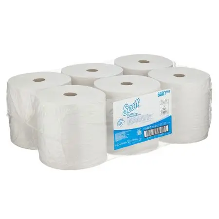 Kimberly-Clark: Полотенца бумажные Скотт 1сл 354м/20 белые