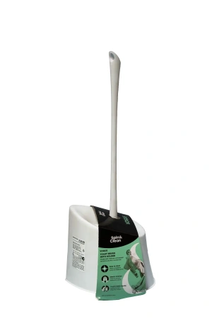 Хозяйственный инвентарь: Ерш унитазный с подставкой пластик(комплект) SVIP Vogue белый