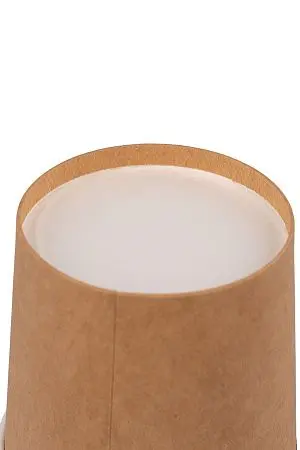Фото №6 - Одноразовая продукция: Контейнер бумажный круглый 350мл d=95мм крафт /пач.=60 шт.