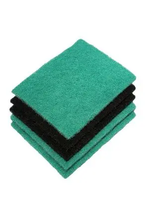 Губки,скрабы: для посуды VCLEAN Тайфун 10х12 абразивная /пач.=5 шт.