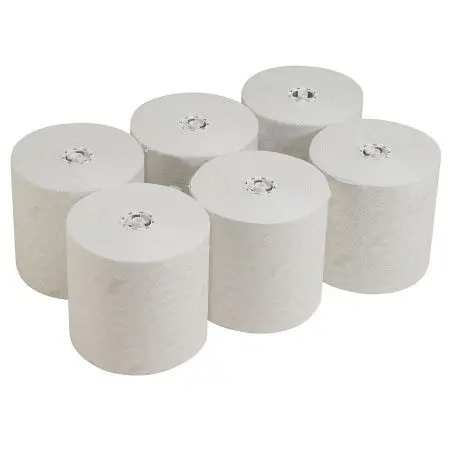 Kimberly-Clark: Полотенца бумажные Скотт Макс 1сл 350м/19 белые