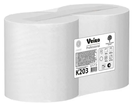 VEIRO: Полотенца бумажные 2сл 150м/20 Comfort белые