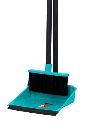 Хозяйственный инвентарь: Совок для мусора пластик +щетка для пола Spin&Clean коллекция Disco