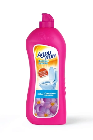 Фото №1 - Чистящее средство: АДРИЛАН 850мл ЦВЕТОЧНЫЙ от ржавчины для сантехники