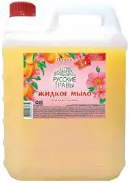 Мыло жидкое: АМС Русские травы 5л с перламутром Цветущий Сад тв.канистра