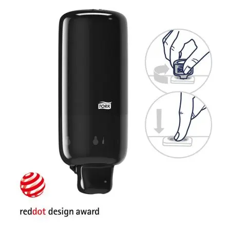 Tork: Диспенсер S4 Elevation 1л для пенного мыла черный