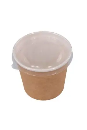 Одноразовая продукция: Крышка к контейнеру 350мл 95мм круглая /пач.=60 шт.