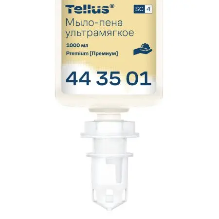 ТОРК: Tellus Мыло SC4 пена 1л Премиум Ультрамягкое прозрачное
