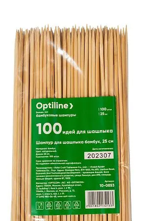 Фото №5 - Одноразовая продукция: Шампур 25см бамбук /пач.=100 шт.