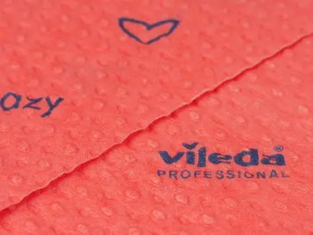 Vileda: Салфетка Бризи 35,5x35см красная