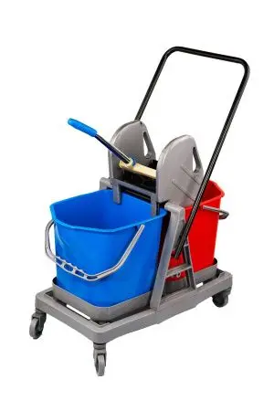 Вик: Тележка 2х20л пластик с отжимом MRY